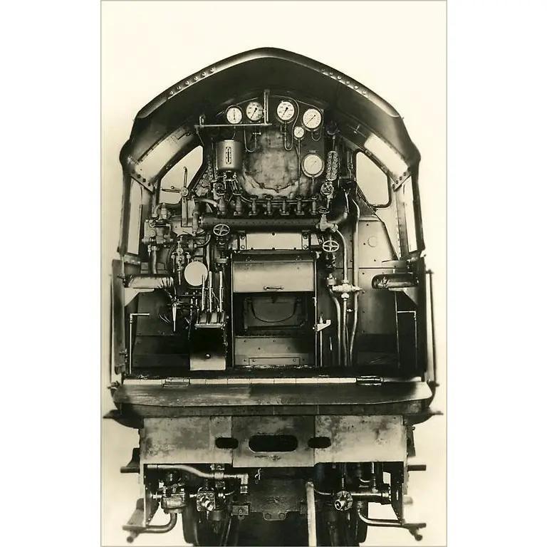 Postcard - Train Engine