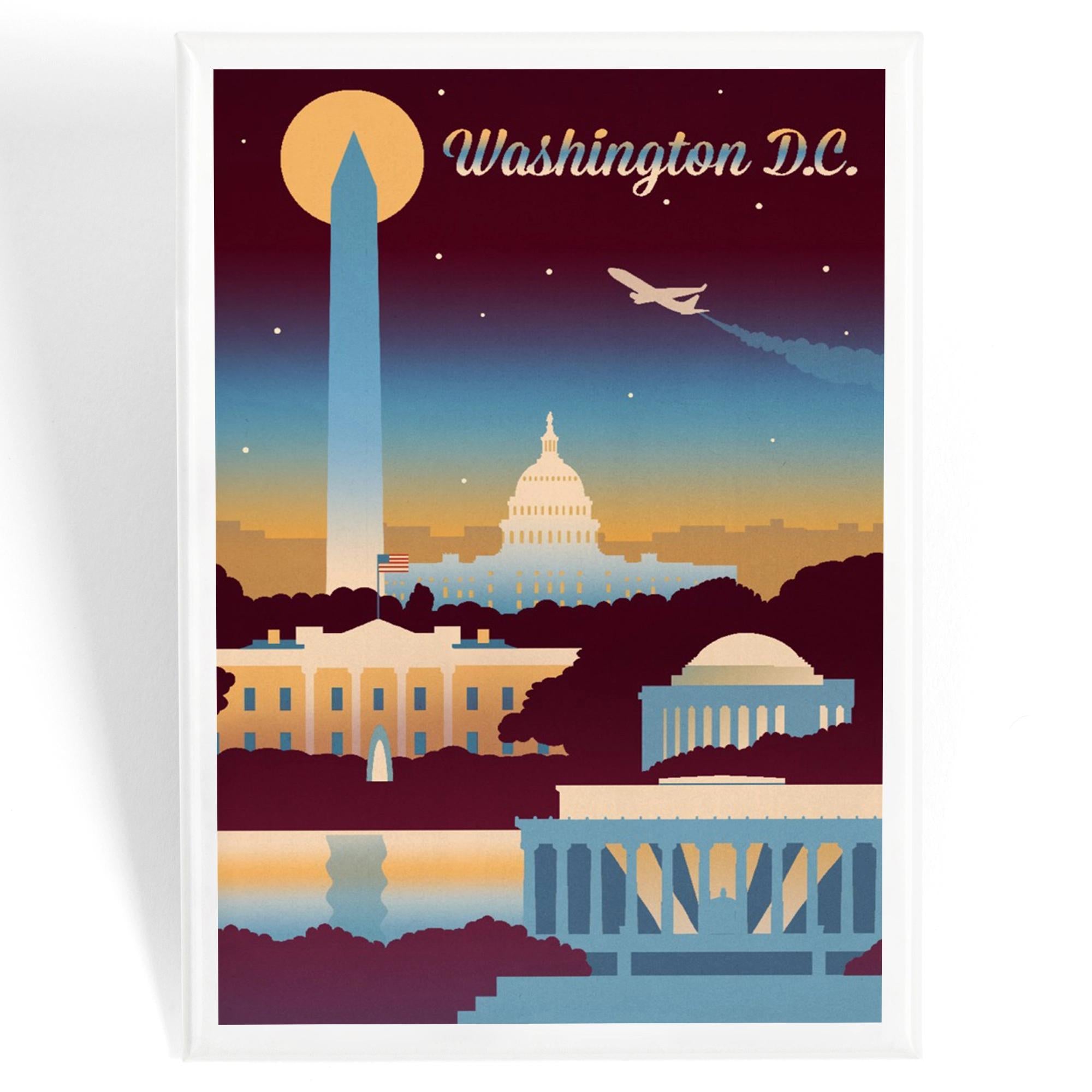 Magnet - DC Retro Skyline
