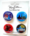 Washington DC Mini Button Set