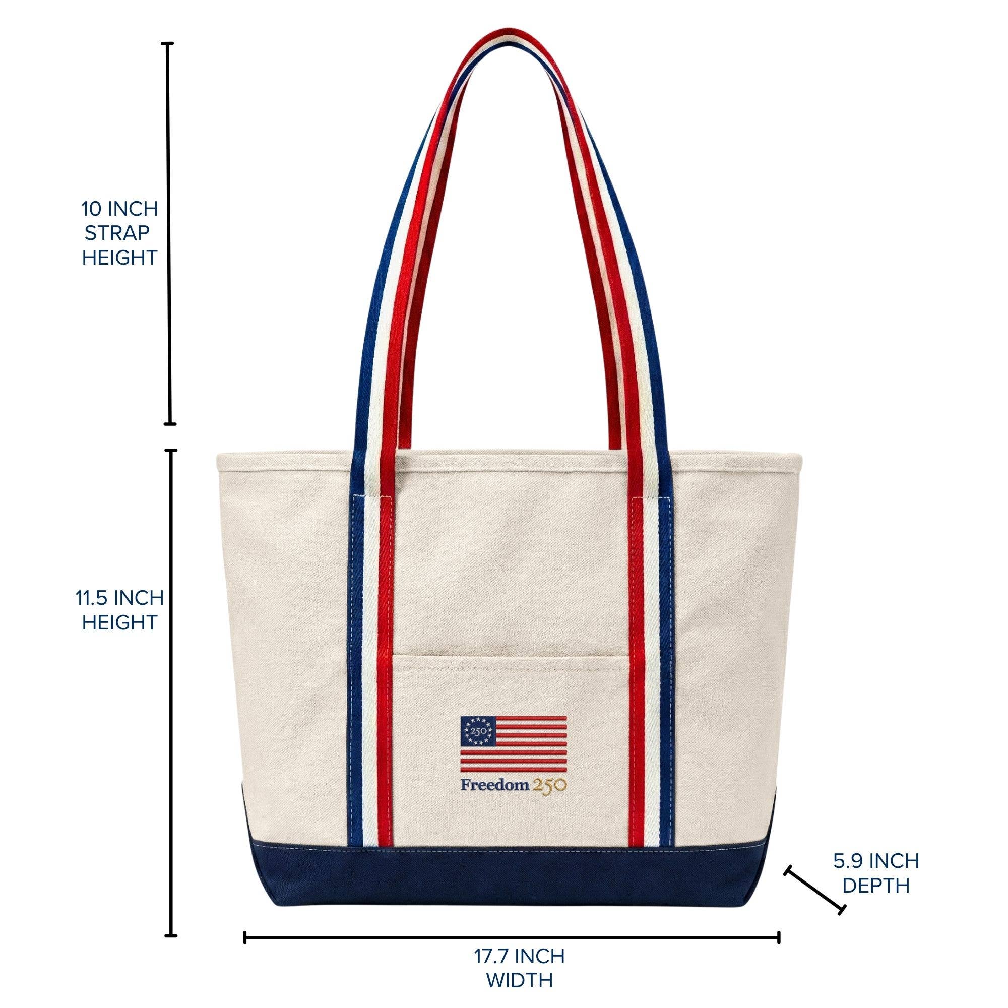 Freedom 250 Premium Canvas Tote Bag - Officially Licensed