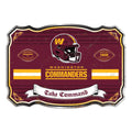 Metal Sign - Large Washington Commanders