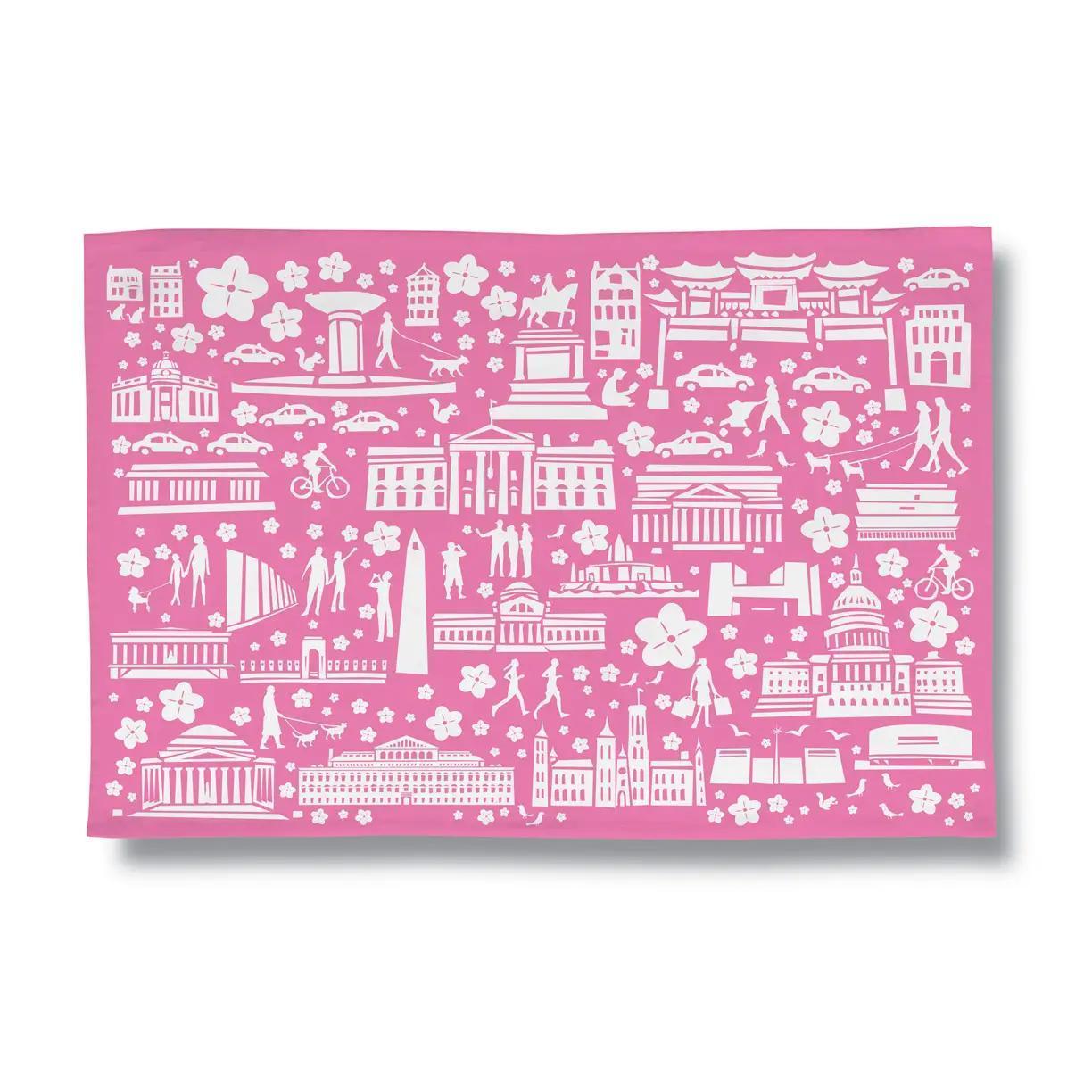 Tea Towel - DC Cherry Blossoms