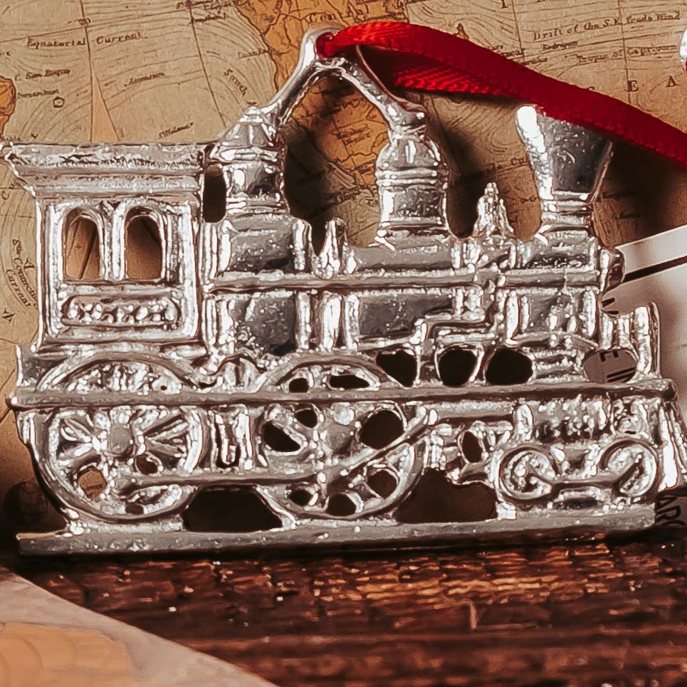 Handmade Train Ornament - Polar Express