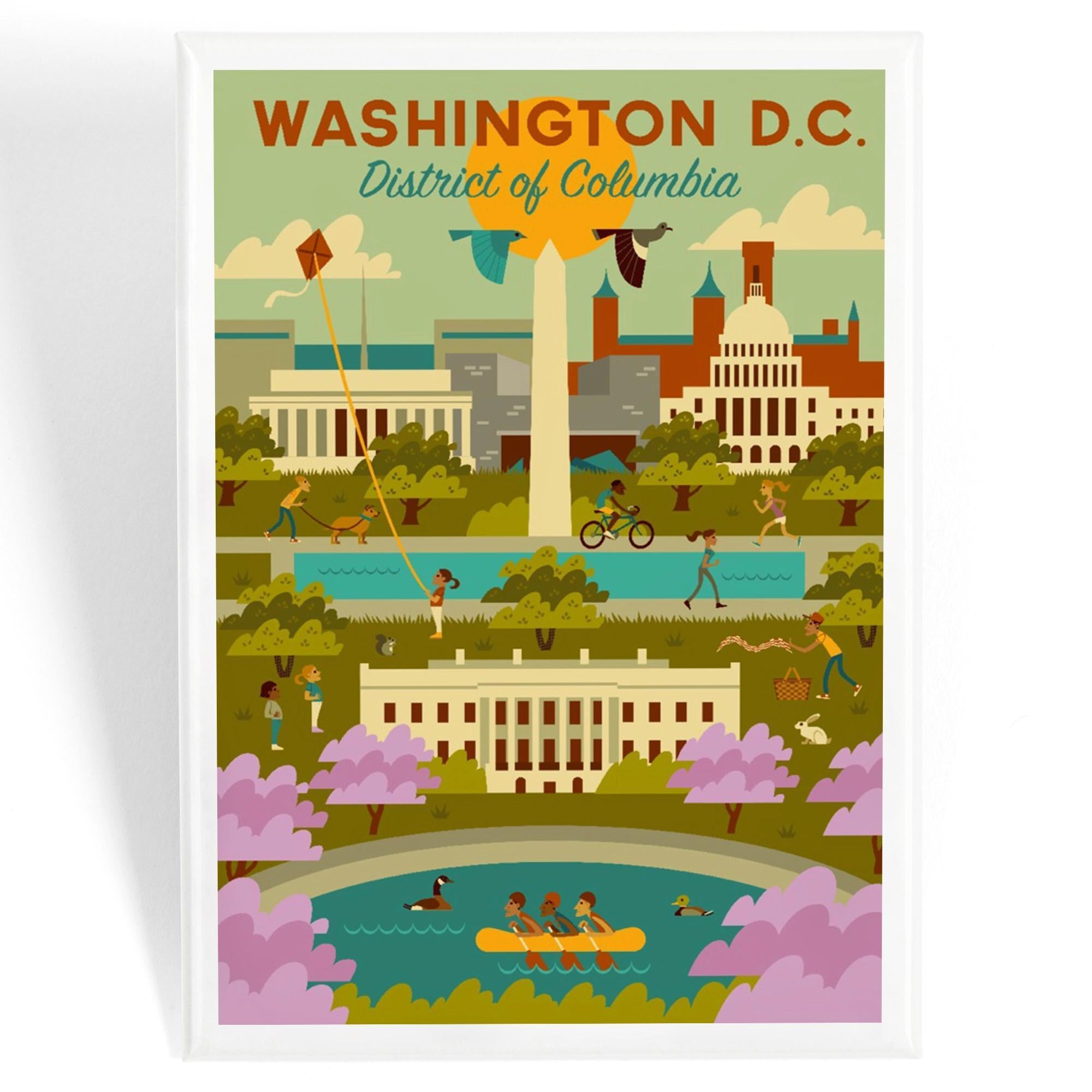 Magnet - Washington DC Geometric
