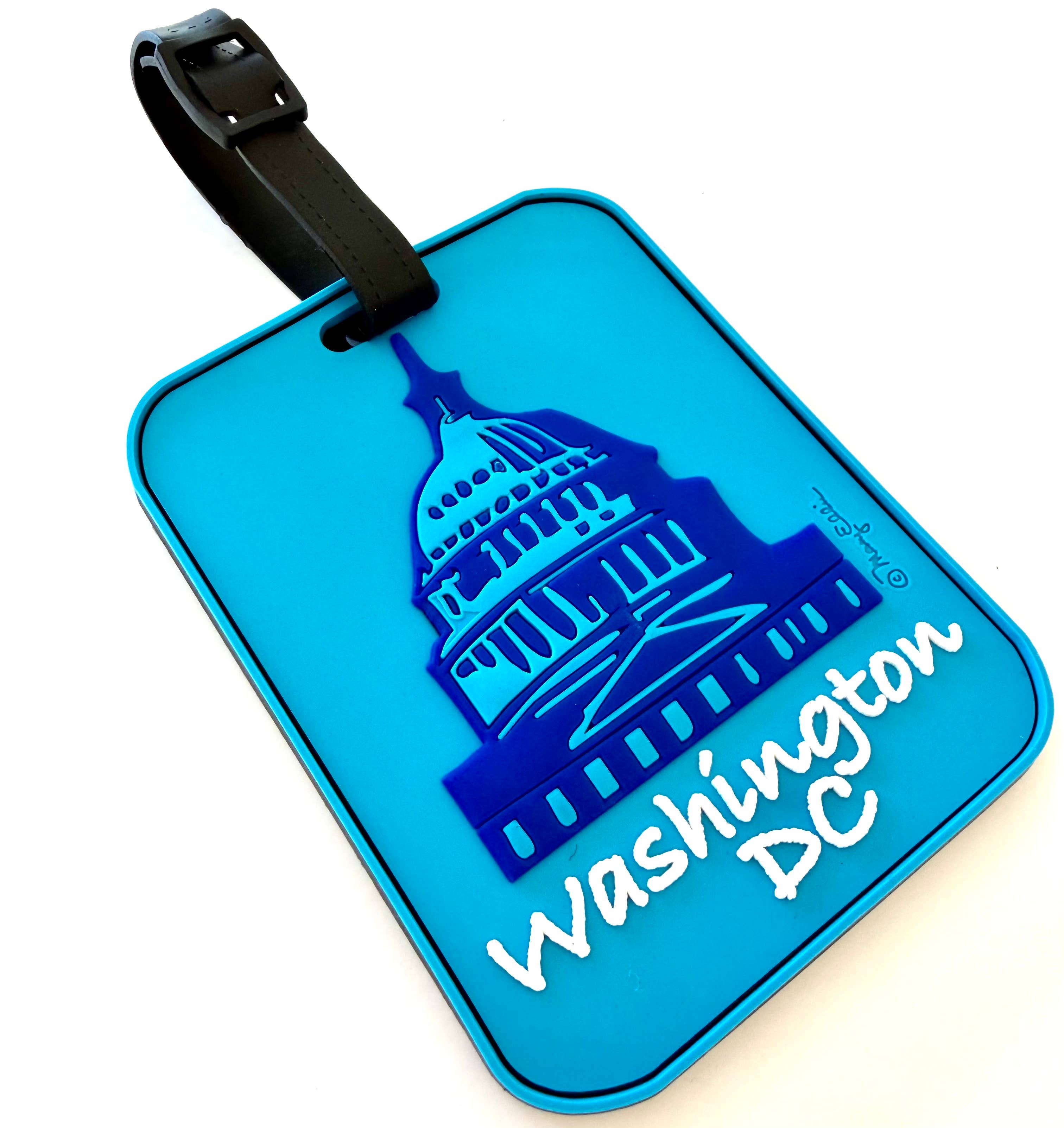 Washington DC Capitol 3-D Luggage Tag