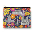 Cosmetic Bag - Groovy Washington DC Flowers