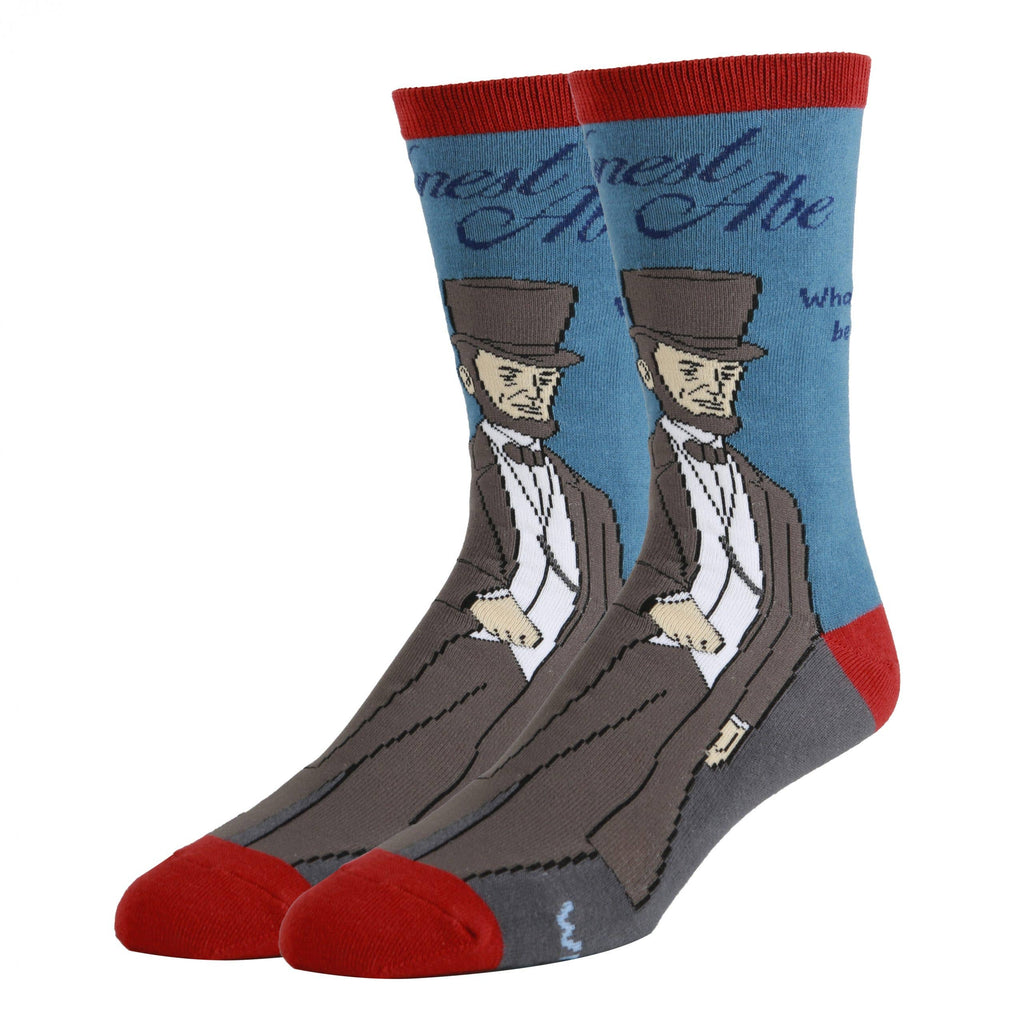 Honest Abe Men's Cotton Crew Socks