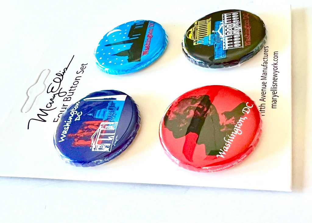 Washington DC Mini Button Set