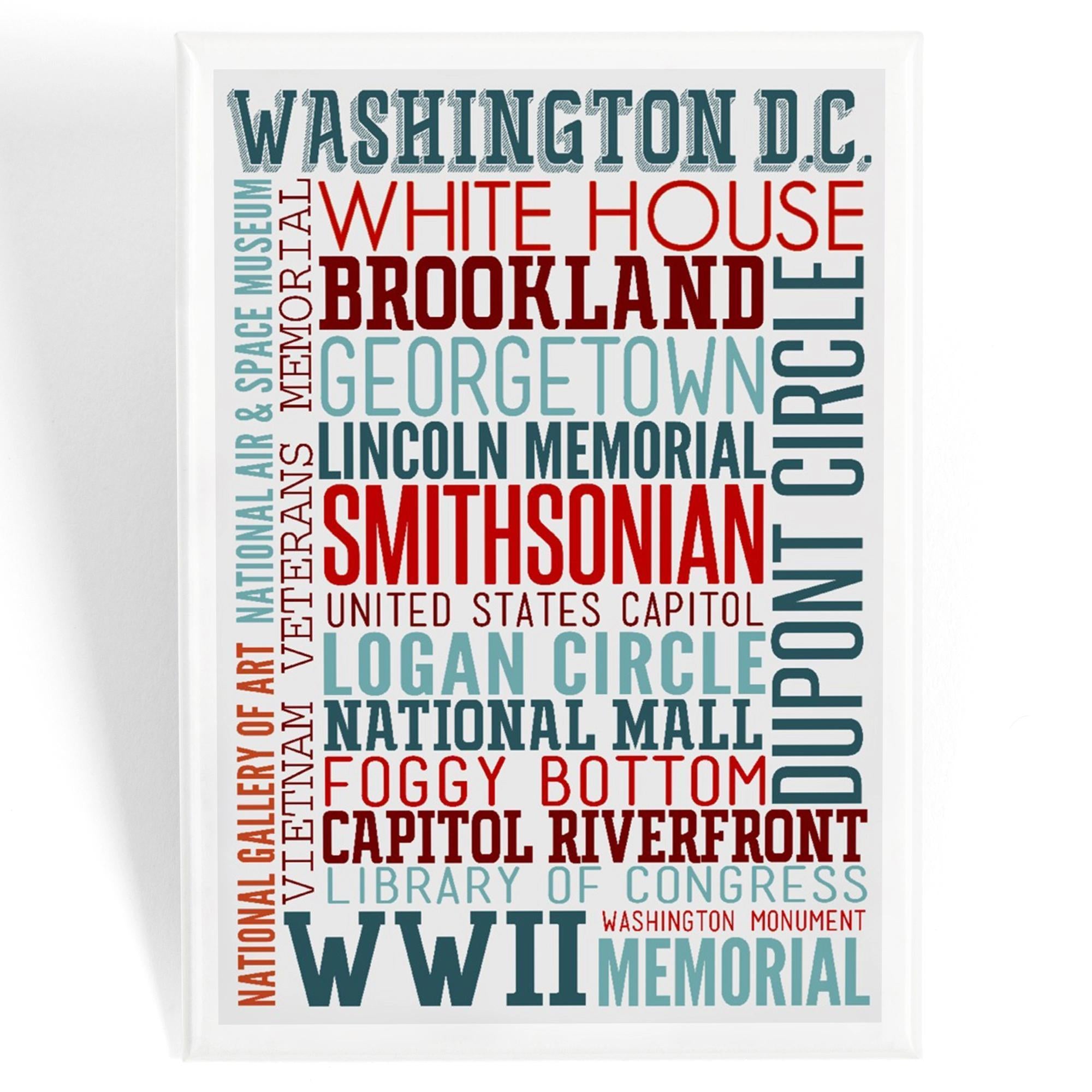 Magnet - Typography Washington DC