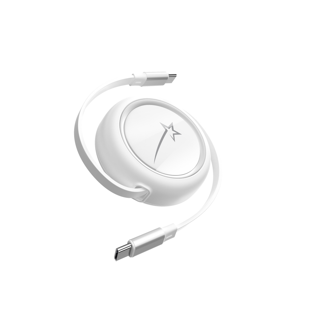 Retractable USB-C 4ft Cable Charger