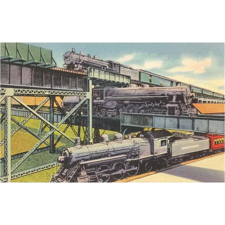 Card - Three Trains