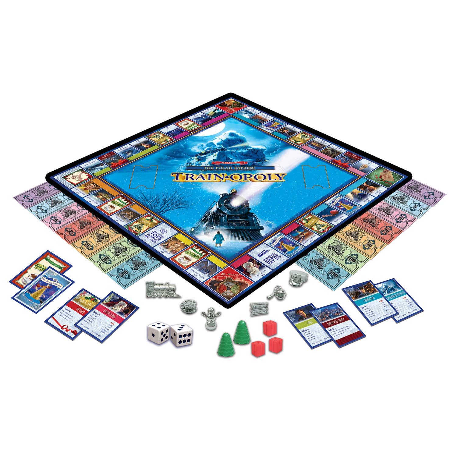 The Polar Express Opoly Board Game