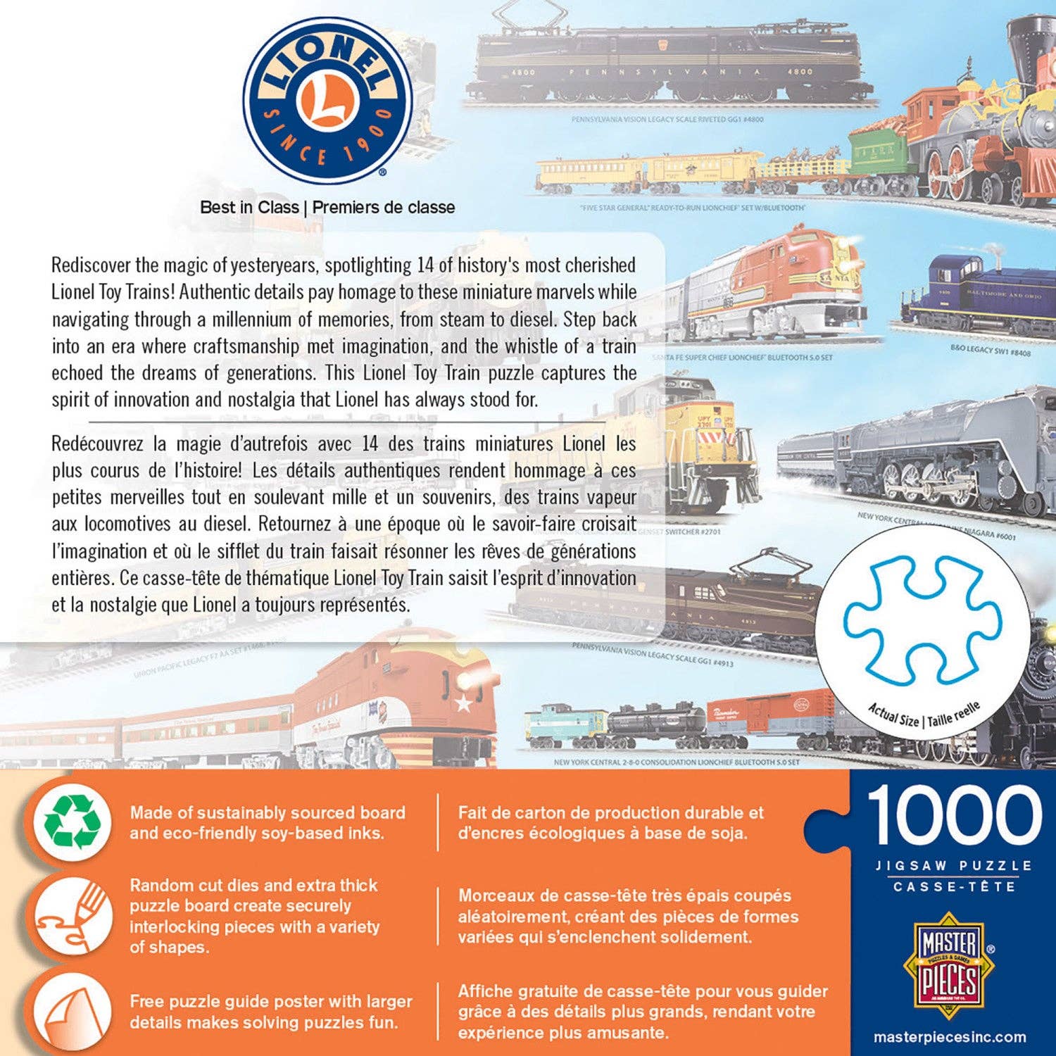 Lionel Trains - Best in Class 1000 Piece Puzzle