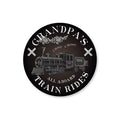 Grandpas Train Rides Sign