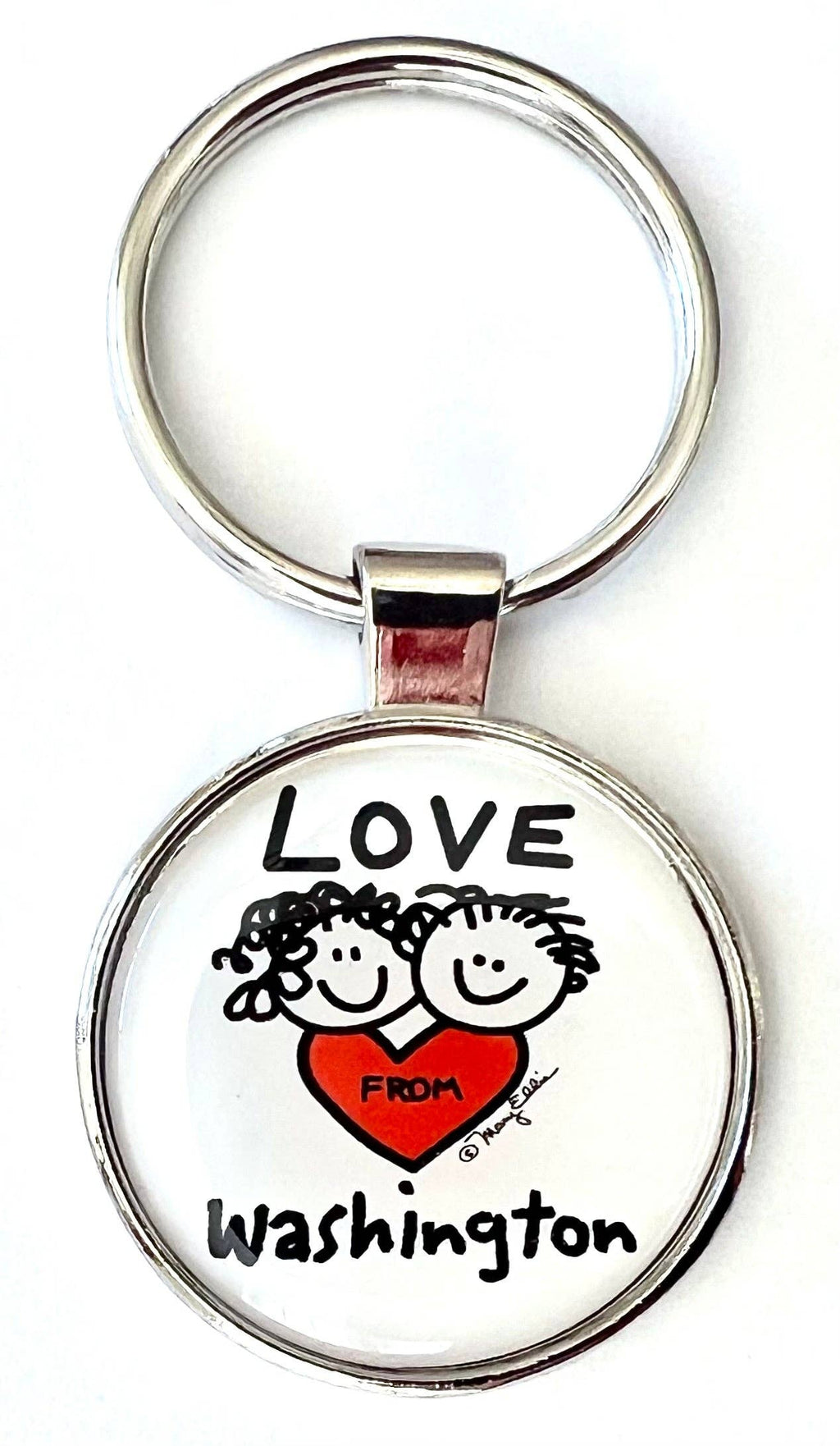 Washington DC Keychain Love From Faces | Washington DC Gift