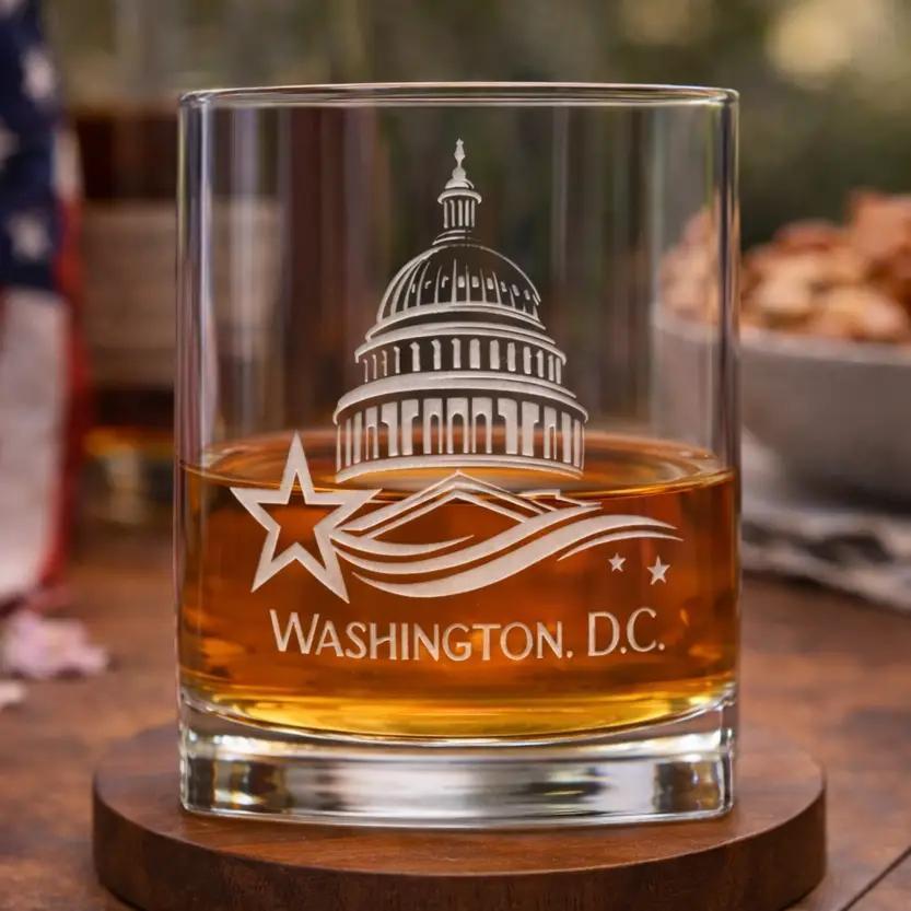 Washington DC Rocks Glass