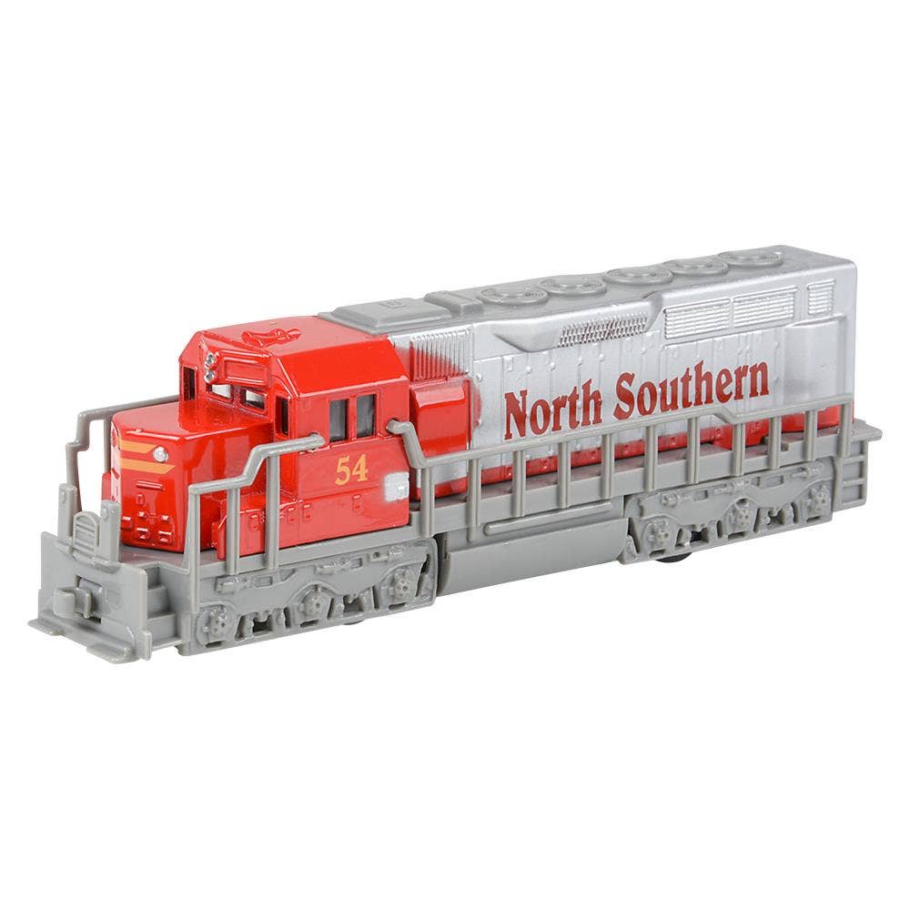 7" Diecast Pull Back Freight Train