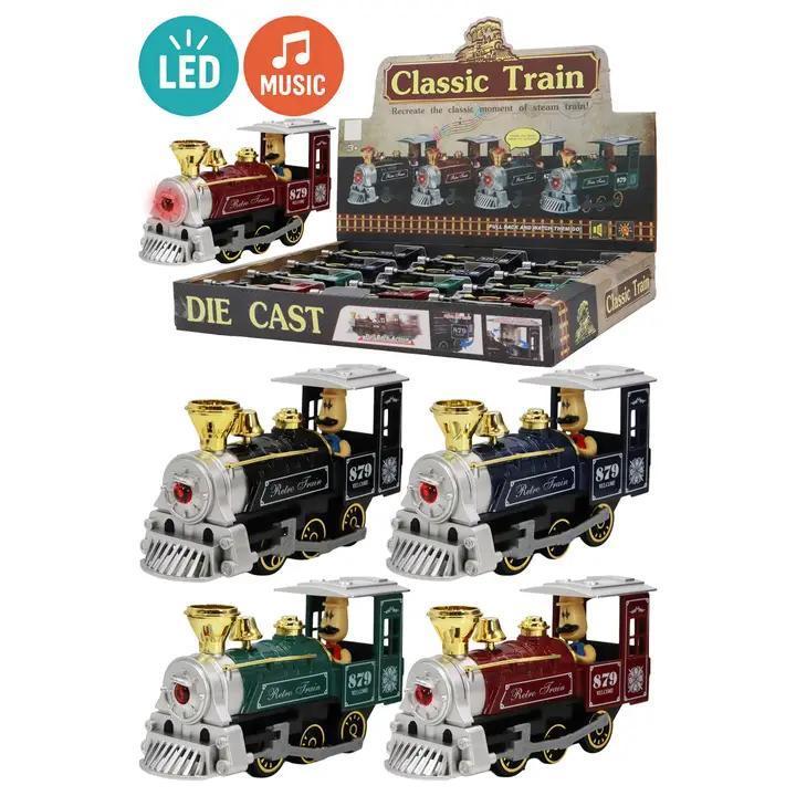 Train - Classic Vintage with Music & Lights