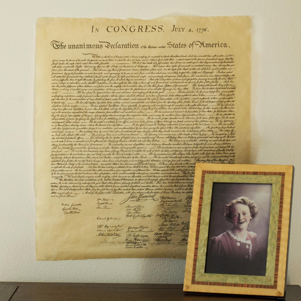 Declaration of Independence Replica Poster