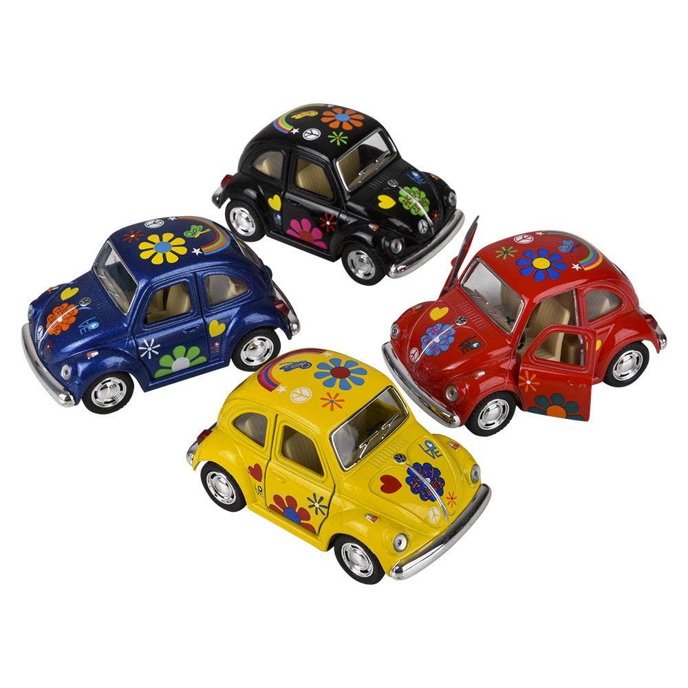 4" Diecast Pull Back 1967 VW Classic Beetle/Printing