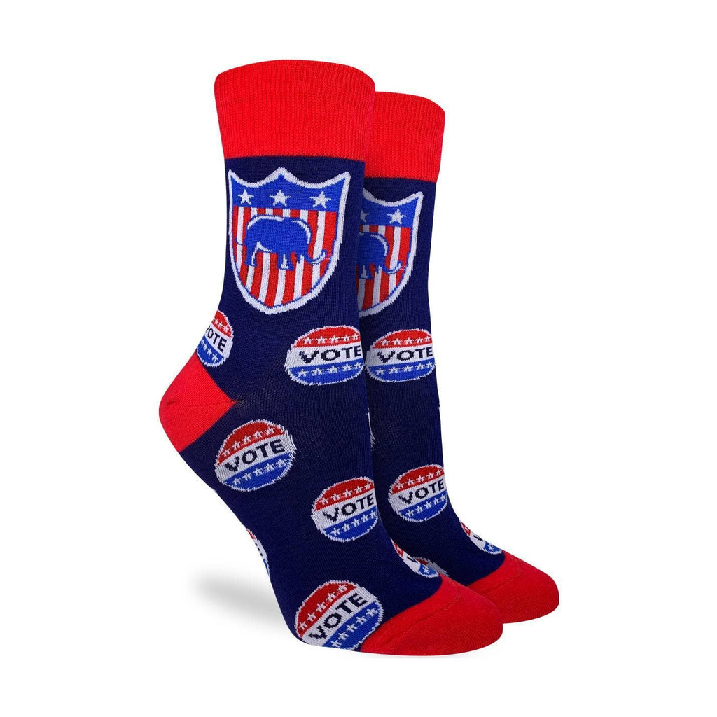 Women's Good Luck Vote Republican Socks