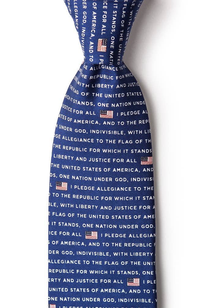 The Pledge of Allegiance Tie
