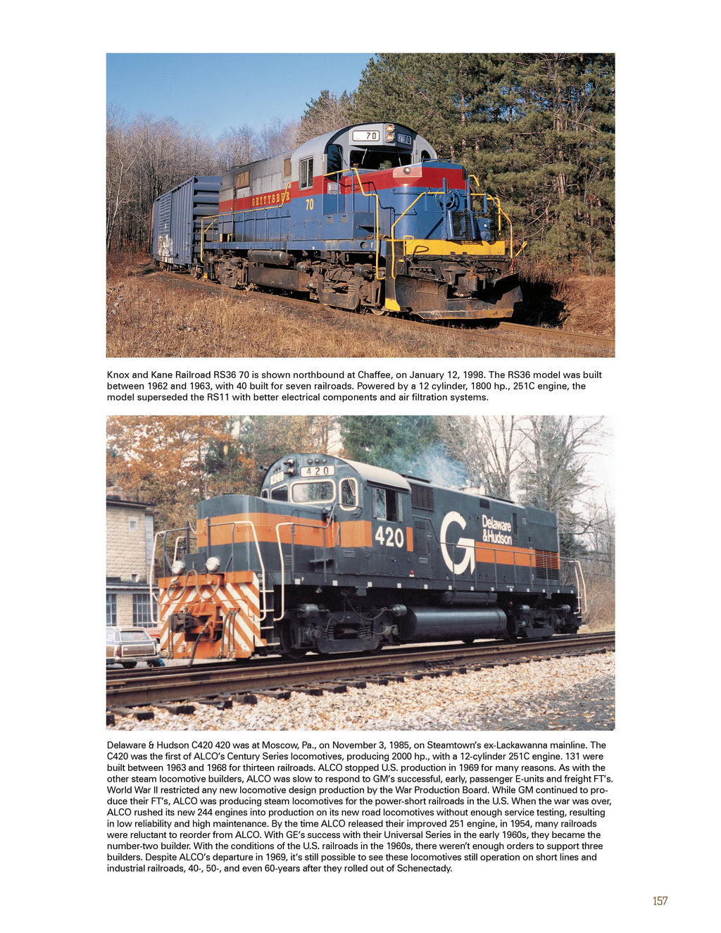 Iron Trails of North America: 1978–2008