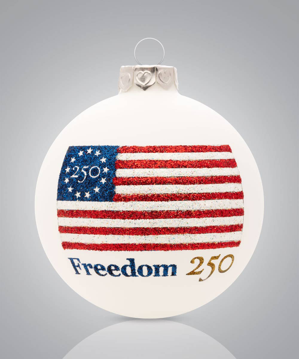 Freedom 250 Flag Ornament