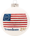 Freedom 250 Flag Ornament