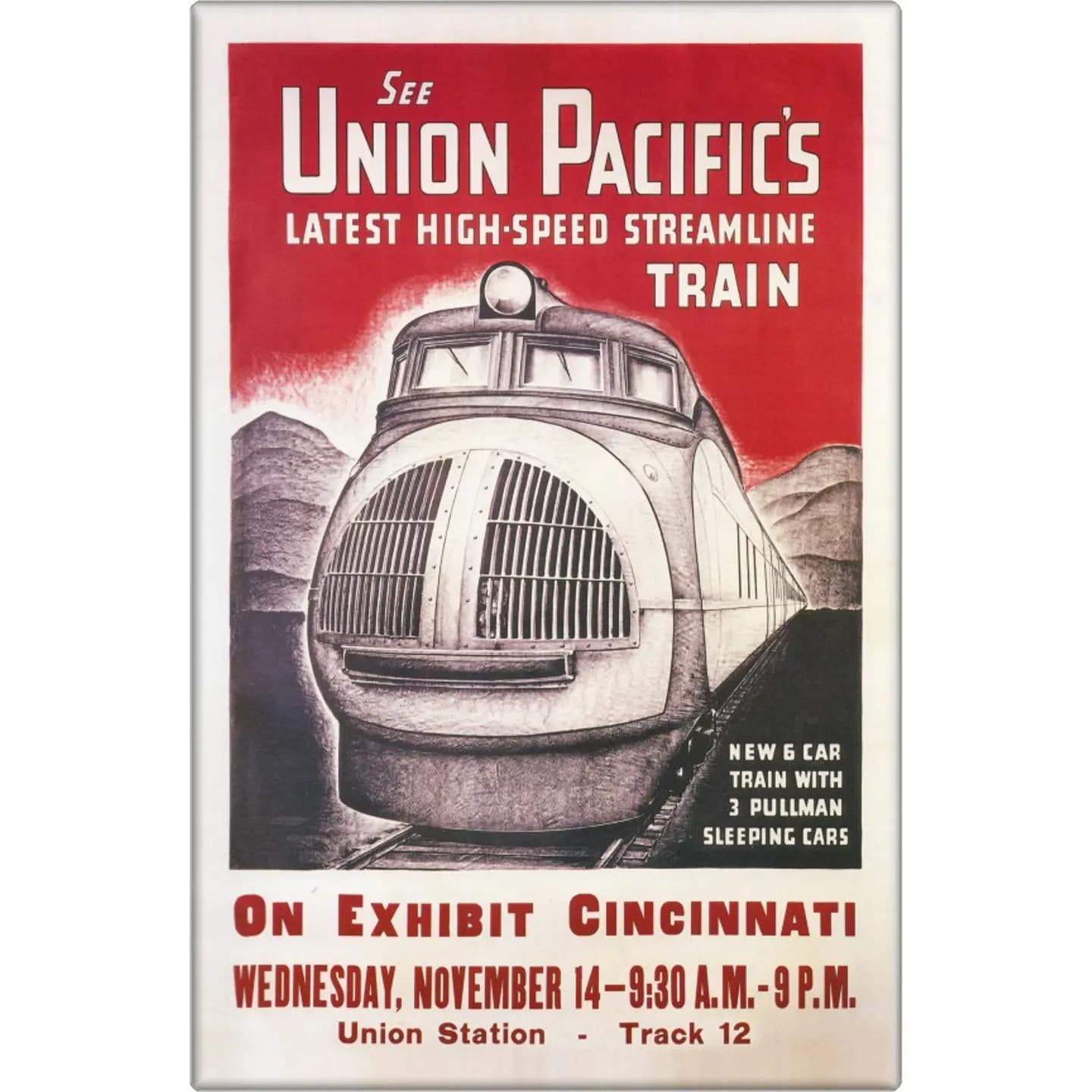 Magnet - Union Pacific High Speed Streamline Train