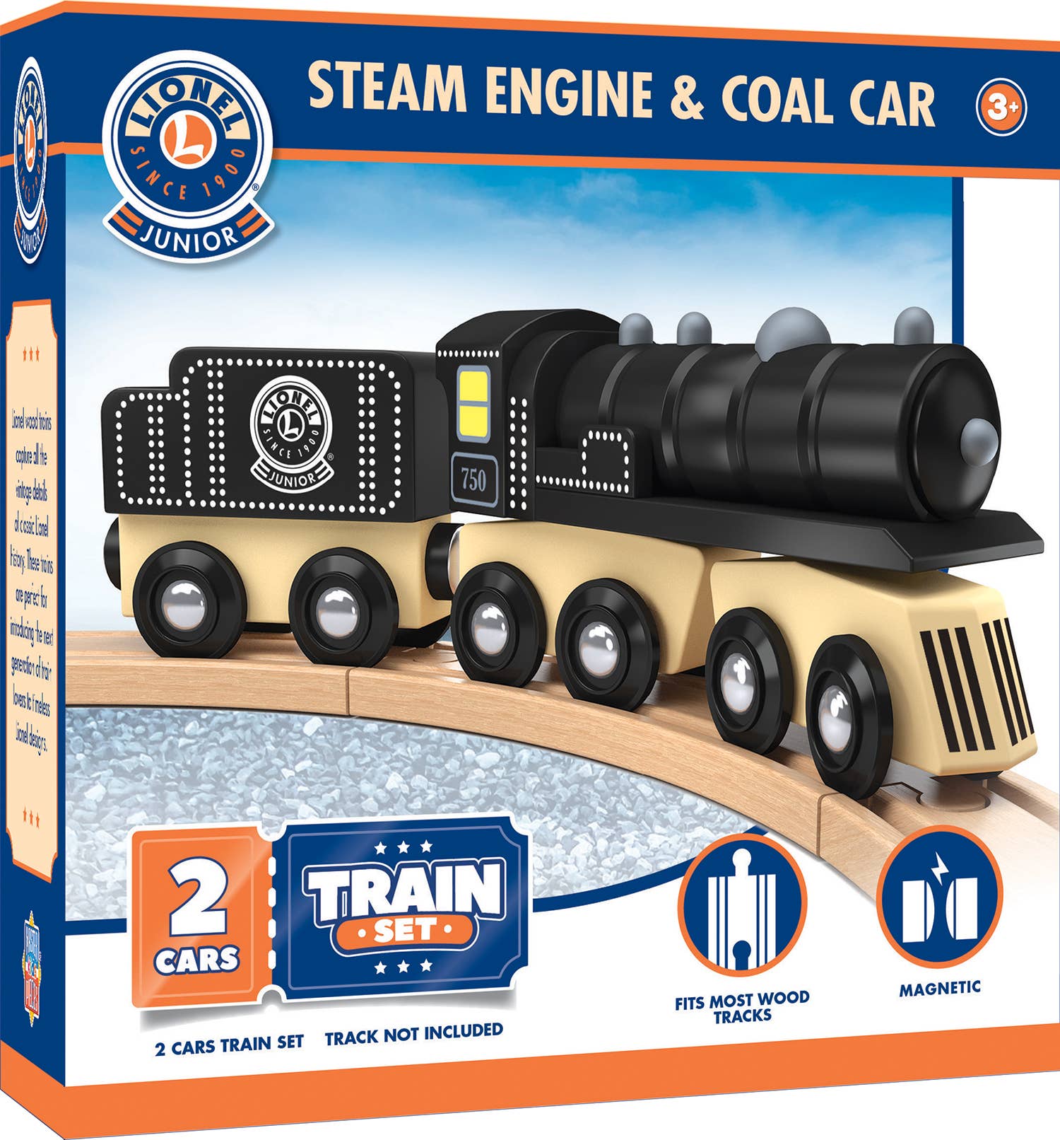 Lionel - Steam Engine & Coal Car Toy Train Set