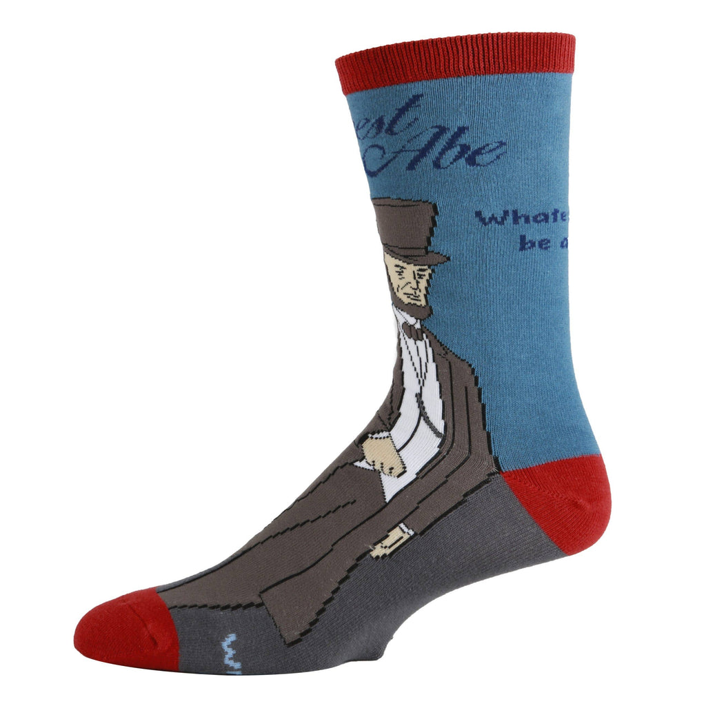 Honest Abe Men's Cotton Crew Socks
