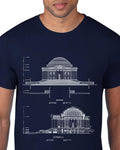 T-Shirt - Jefferson Memorial Blueprint