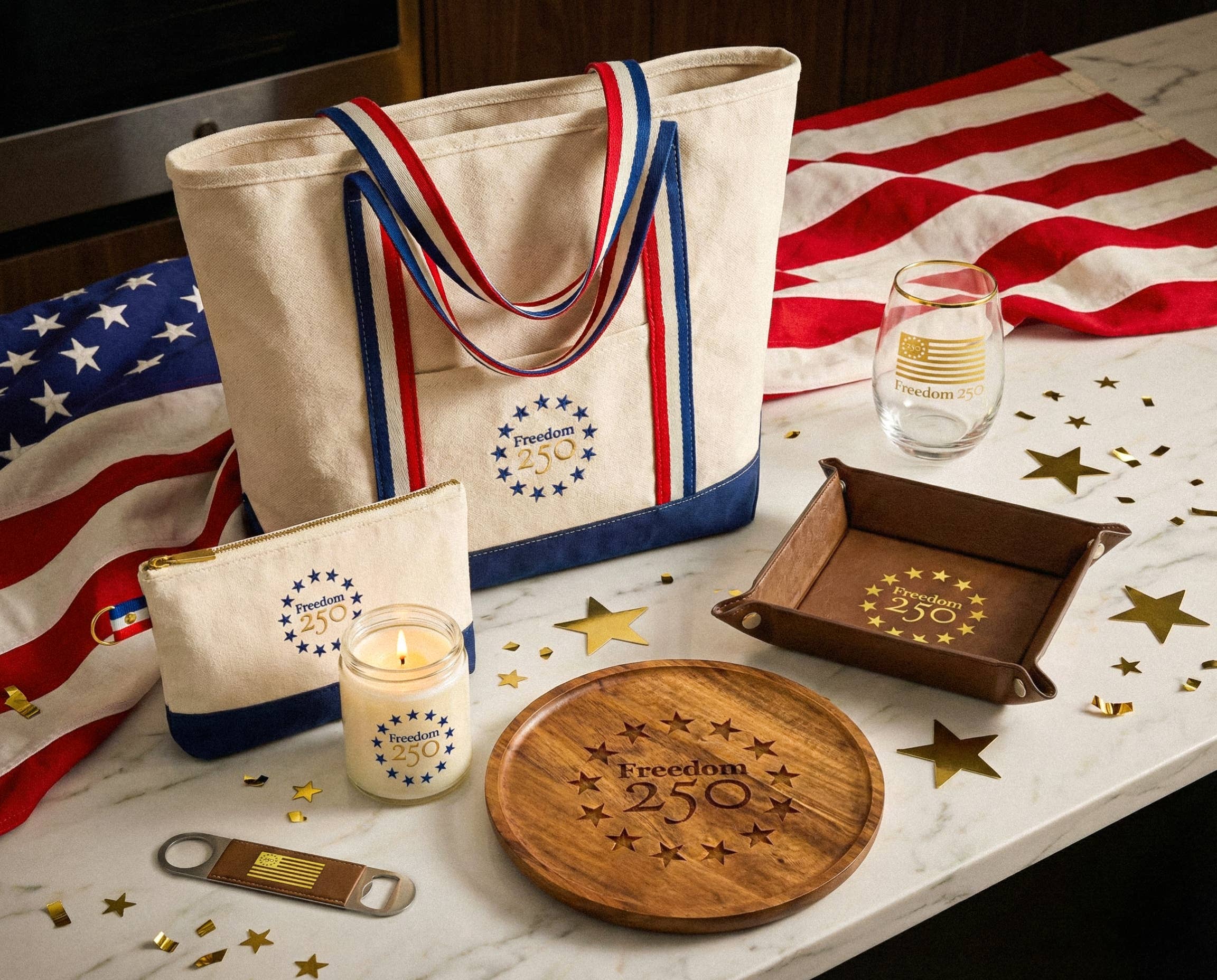 Freedom 250 Canvas Pouch Bag - Officially Licensed