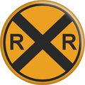 Magnet - Railroad Crossing Sign Railway Train Transport