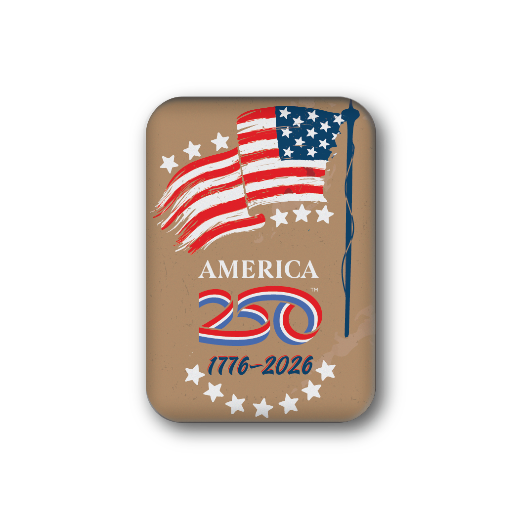 250 Ragged Flag Magnet
