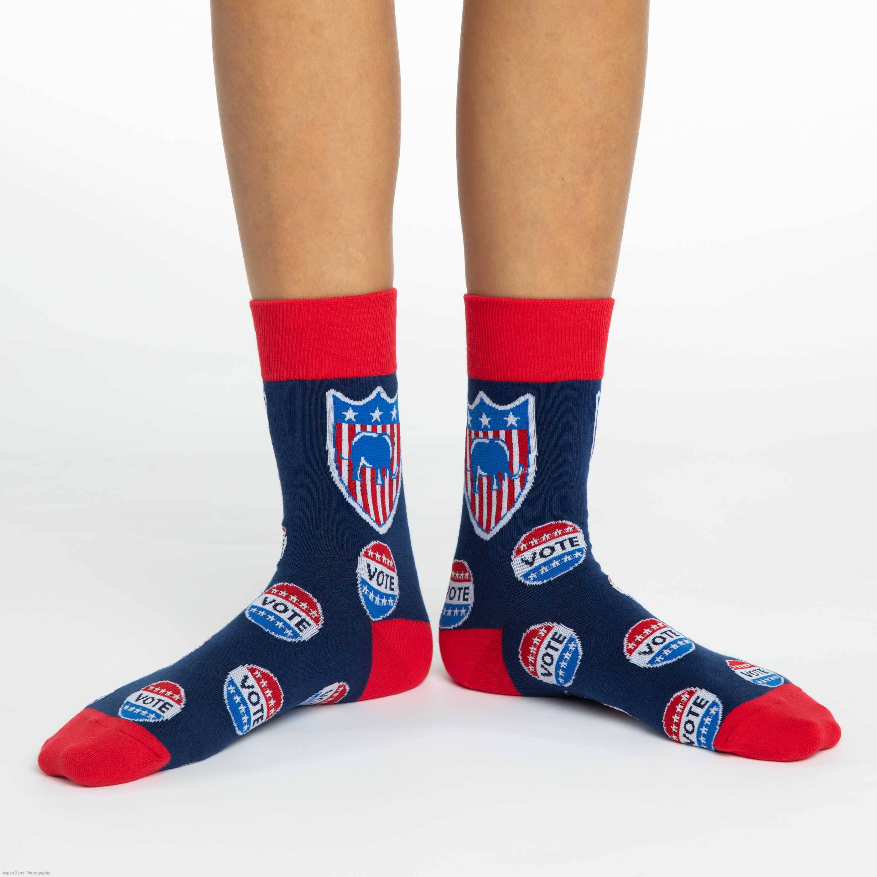 Women's Good Luck Vote Republican Socks
