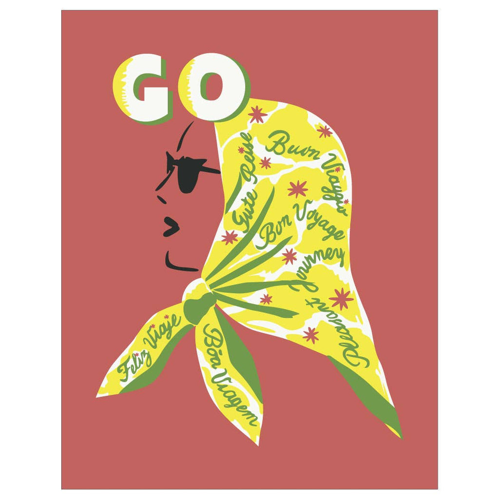 GO Bon Voyage Woman Magnet