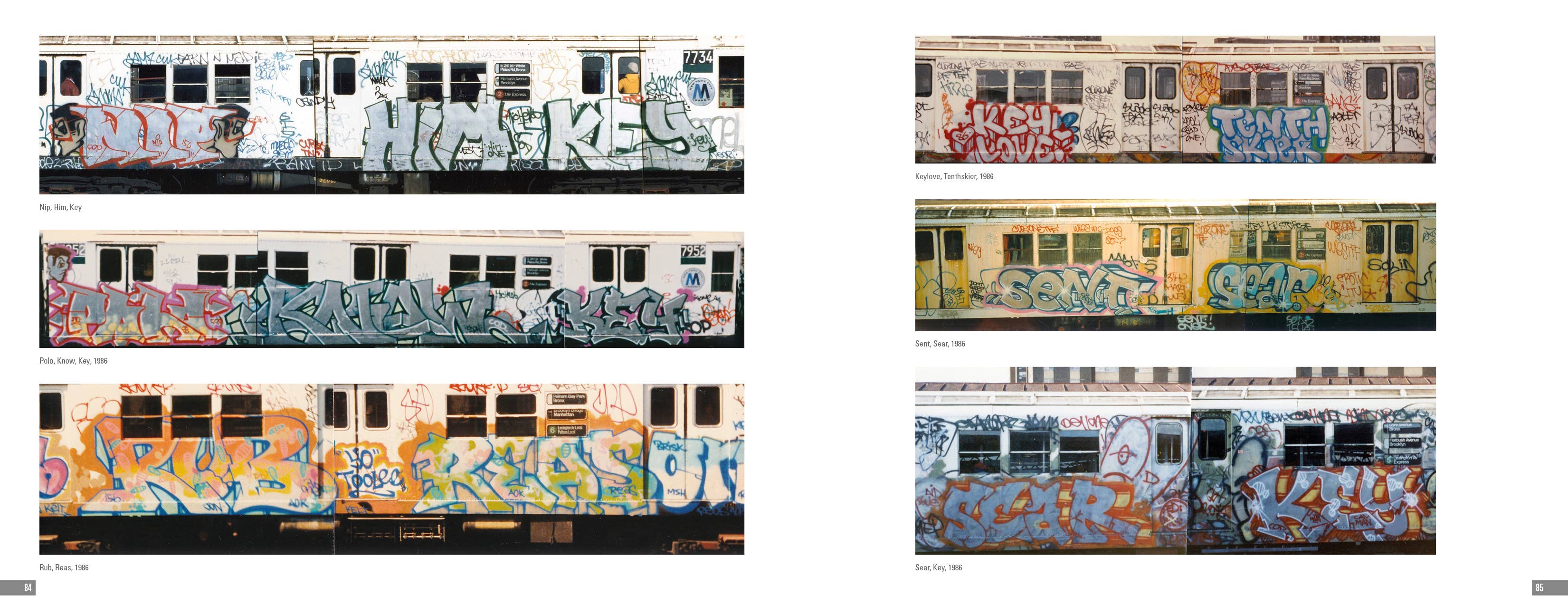 From the Platform 2: More NYC Subway Graffiti, 1983–1989