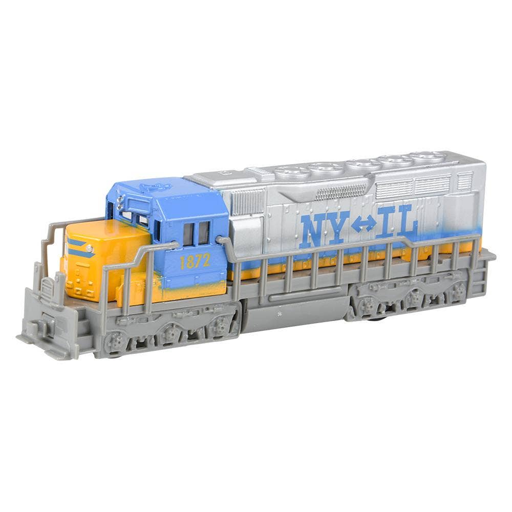 7" Diecast Pull Back Freight Train