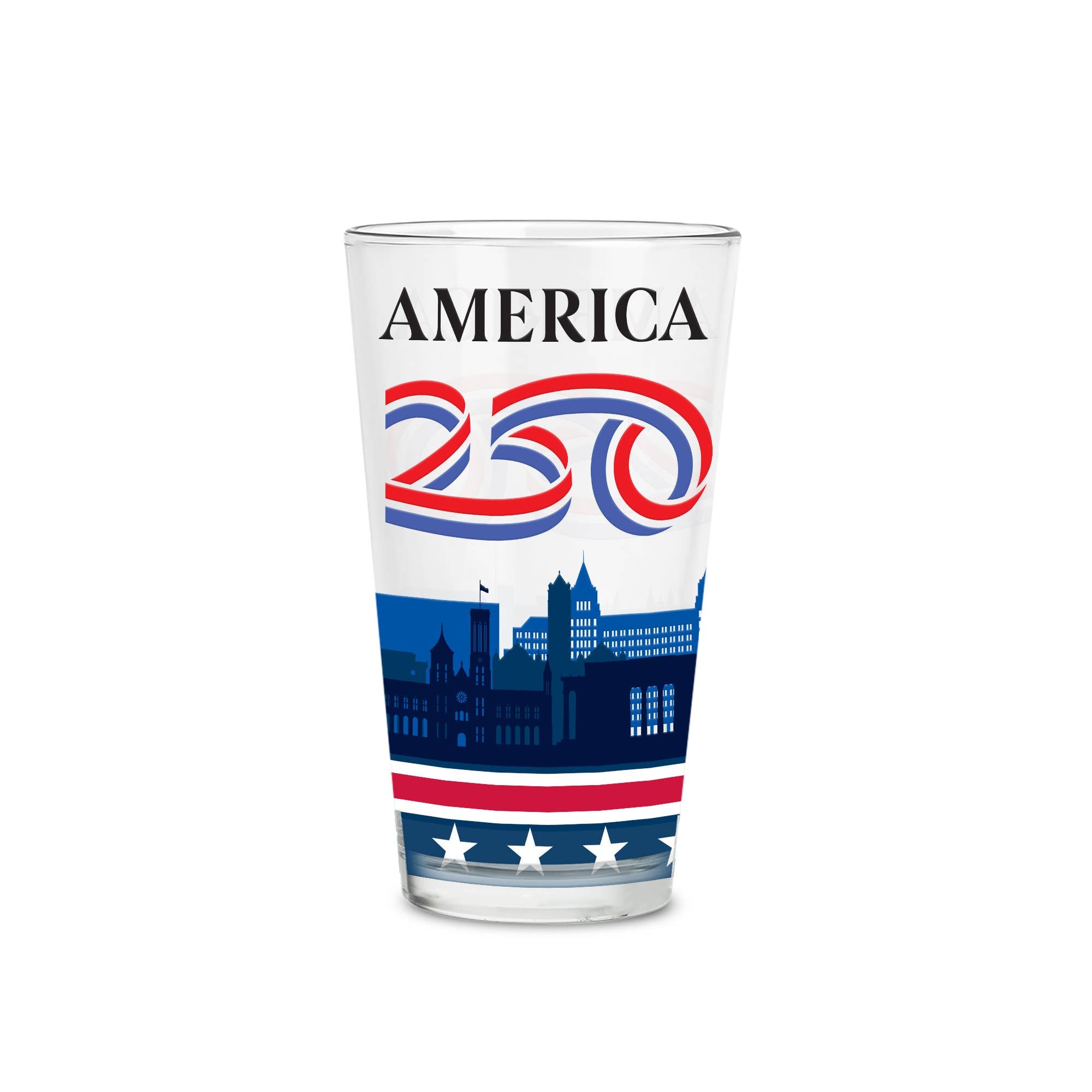 America 250 16oz Pint Glass