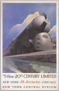 Magnet - 20th Century Ltd Train Railroad