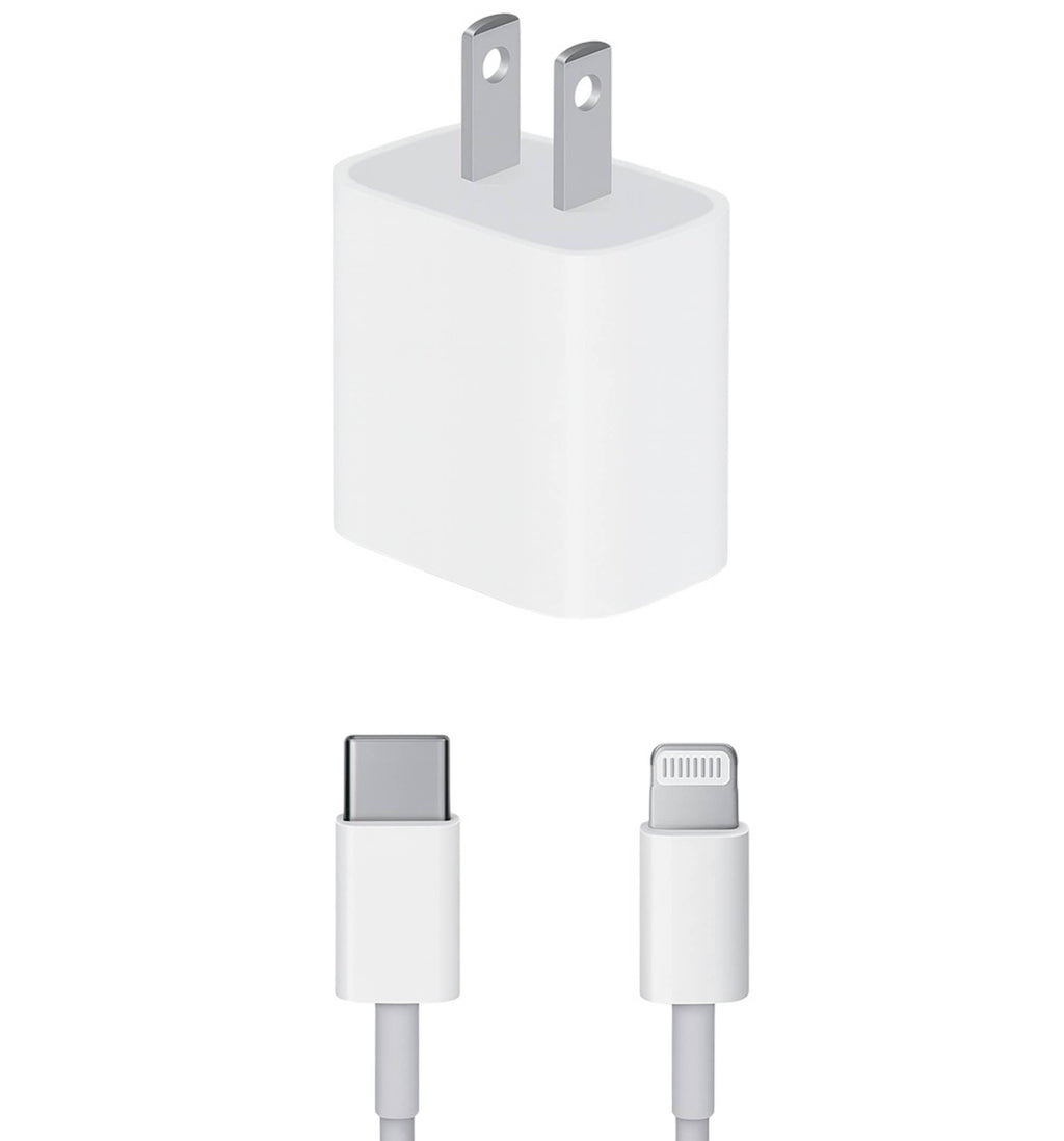 Wall Charger and Cable USB-C to Lightning