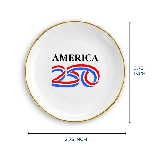 America 250 Circle Trinket Dish - Officially Licensed