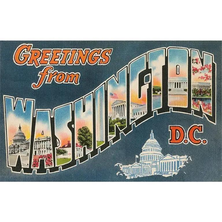 Magnet - Greetings from Washington DC