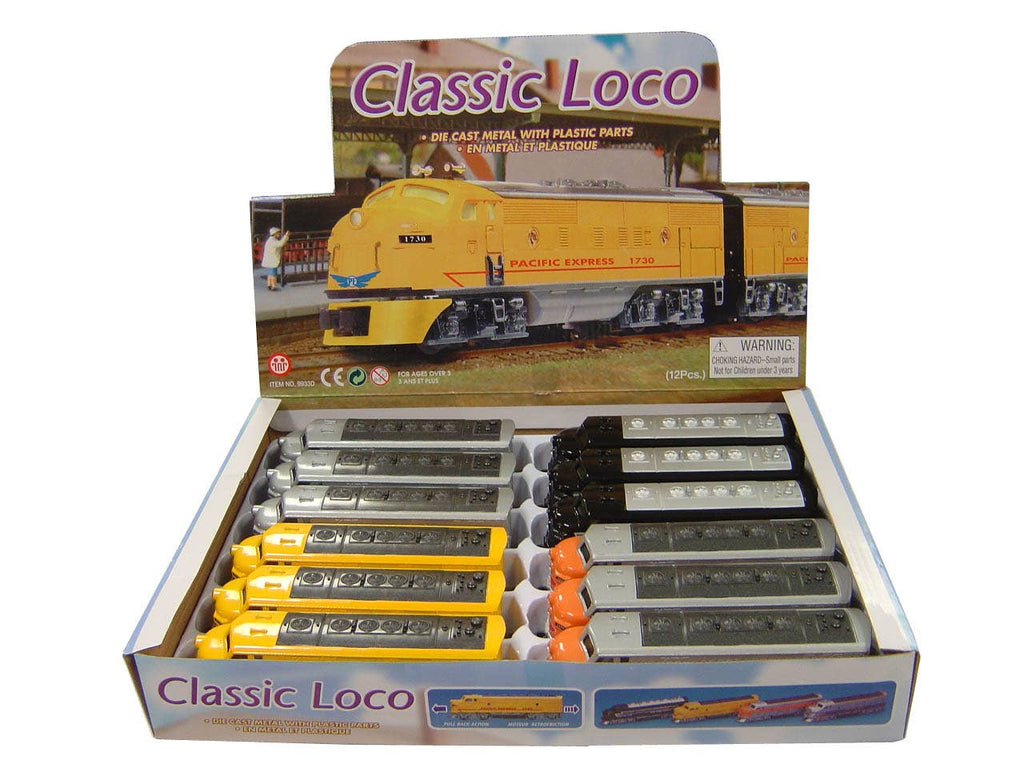 7" Classic Locomotive Die Cast Train