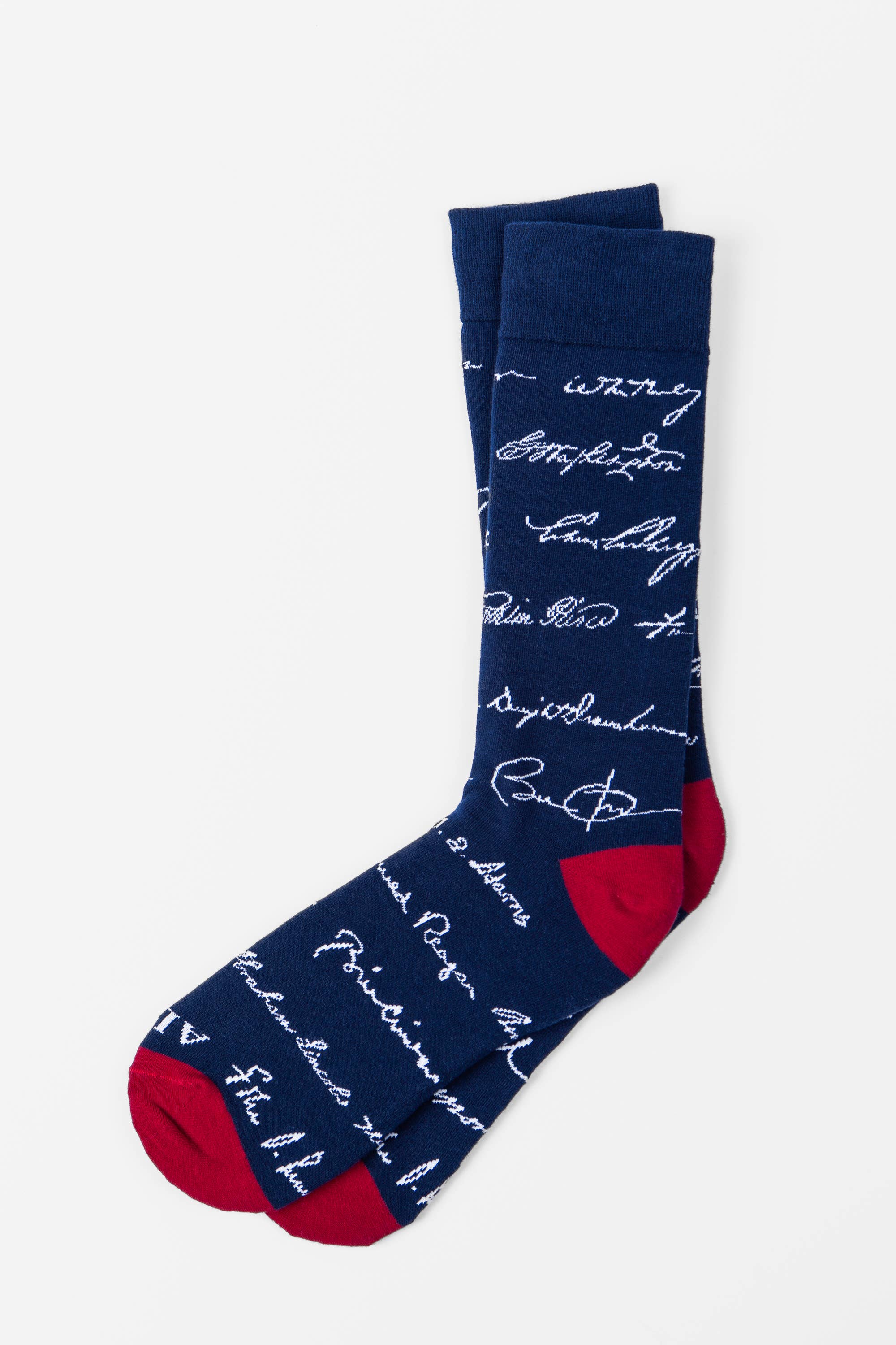 US Presidential Signatures Crew Socks