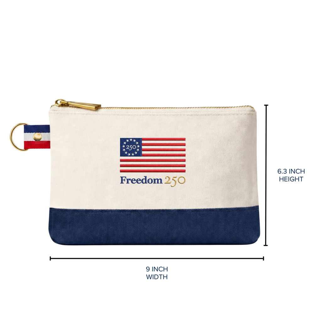 Freedom 250 Canvas Pouch Bag - Officially Licensed