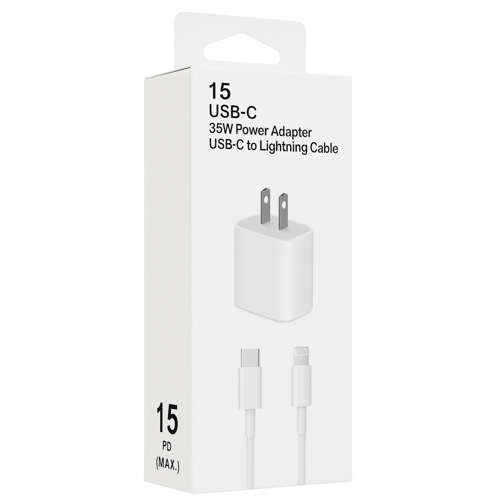 Wall Charger and Cable USB-C to Lightning