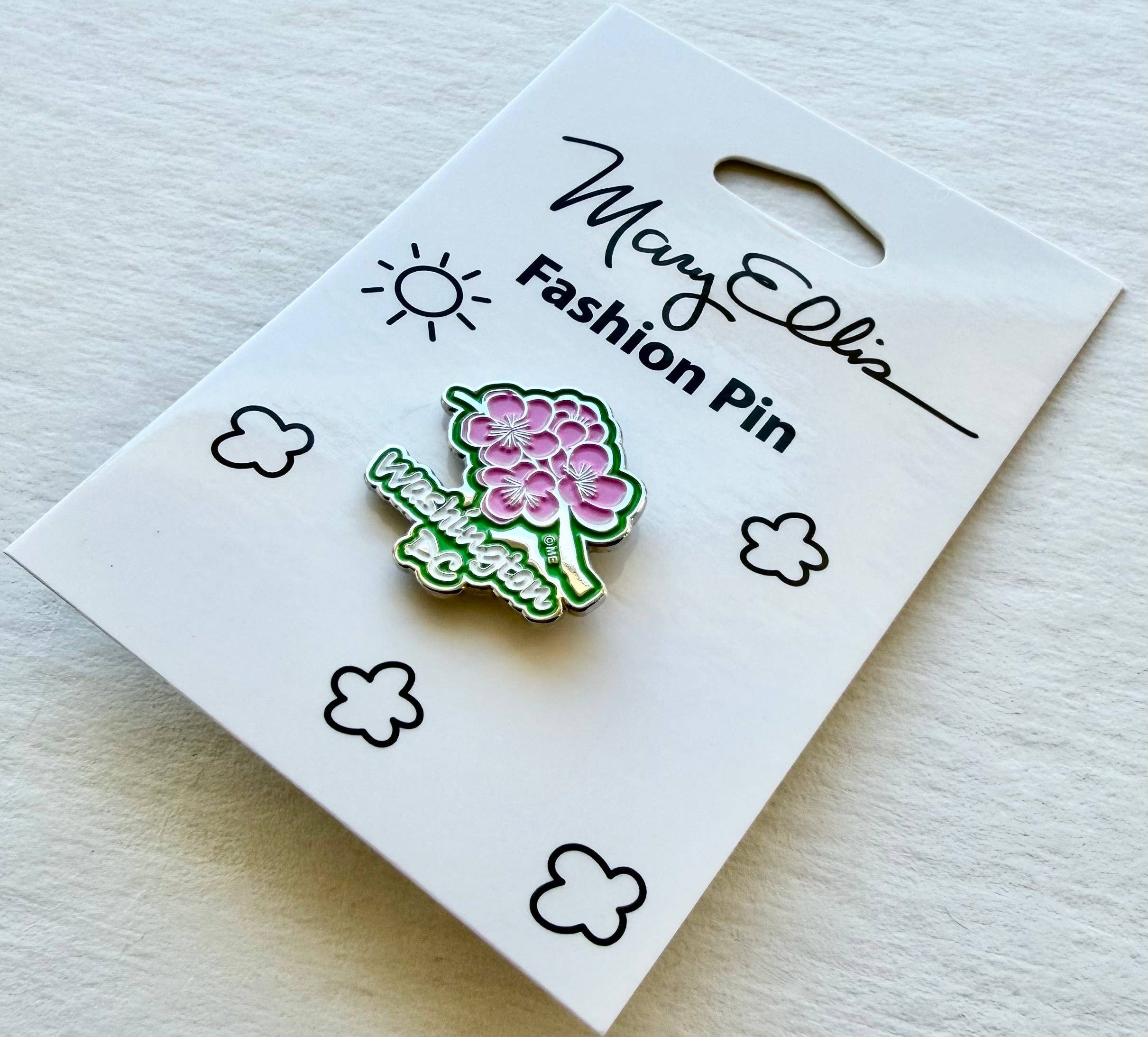 Washington DC Cherry Blossoms Lapel Pin